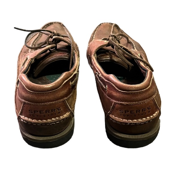Sperry Top-Sider Mako Collection Brown Leather Boat Shoes | Men’s 13M - Picture 5 of 7